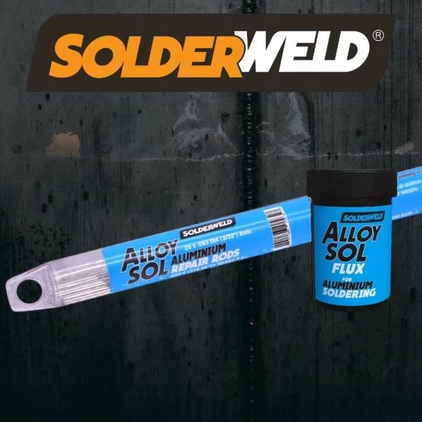 Buy ๐คฉ SolderWeld Alloy Sol - Aluminum Repair And Joining Rods (10 Rods Per Tube) SW-AS09310 ๐