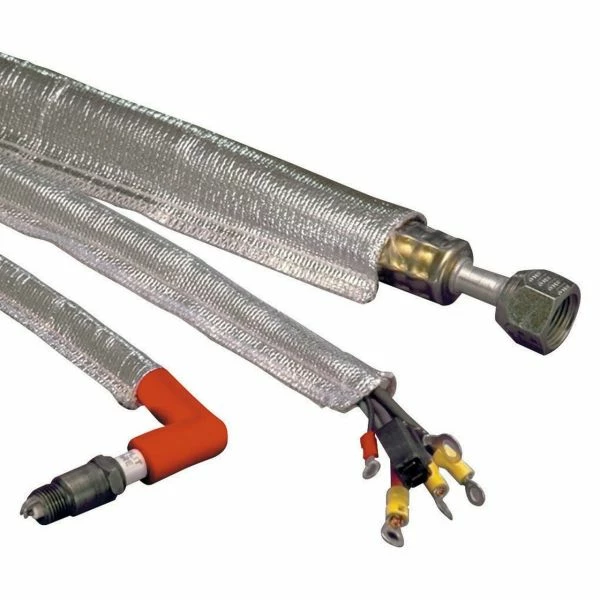 Promo โ๏ธ DEI Heat Sheath1 Inch X 3ft - Aluminized Sleeving - Sewn Edge - 10419 โจ - Image 2